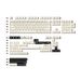Pavilion Fengyun Black And Japanese Minimal White PBT Sublimation CAP Original Height Nical Keyboard Keycaps Key Cap_voghion.com