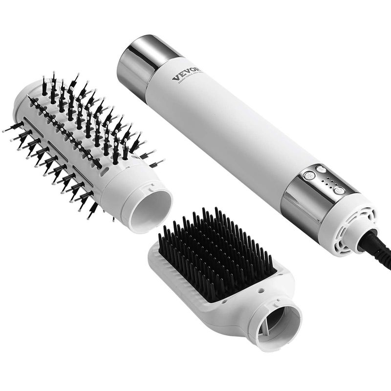 VEVOR Hair Dryer Brush Ionic Hot Air Styler With 2 Brushes For Drying Volumizing_voghion.com