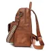 PU Women's Winter New Versatile High-End Double Color Tassel Backpack_voghion.com