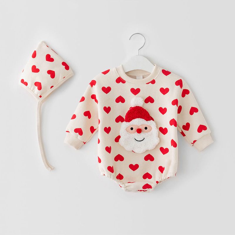 Navidad niños lindo Festival de Primavera Navidad más mono de terciopelo bebé Año Nuevo muñeco de nieve les encanta escalar_voghion.com