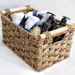 Creative New Style Instant Delivery Straw Miscellaneous Home Water Hyacinth Desktop Storage Woven Basket_voghion.com