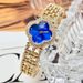 Luxury Designer Popular Flowers Pattern Multicolor Dial Women's Watch Diamond-Encrusted Fashion Temperament Women's Quartz Watch_voghion.com