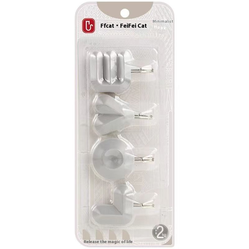 Luxury LOVE Letter No-Drill Doorway Bag Key Bedroom Kitchen Bathroom Door Behind No-Trace Adhesive Hook_voghion.com
