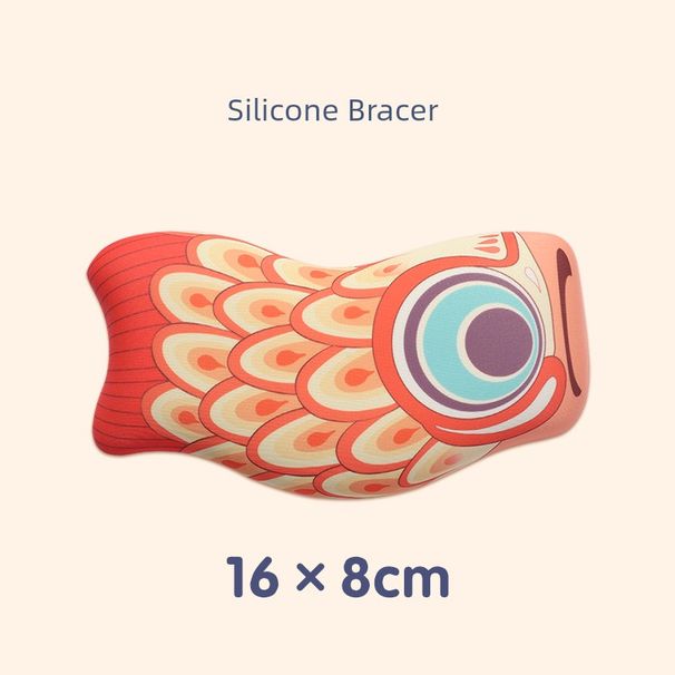 Unbeatable Quality Koi Lucky Silica Gel Wrister Mouse Pad Keyboard Support Office Wrist Protector Oversized Mat National Style Palm Tray_voghion.com