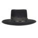 Hot selling pork pie top Solid color sheep Ribbon decoration Pure wool felt hat_voghion.com