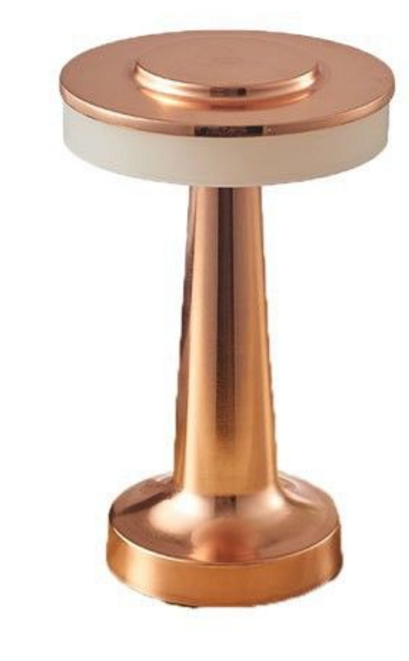 Hot Selling Barbell Charging Touch Creative Bar Wine Metal Tri Color Dimmable Dumbbell Desk Lamp_voghion.com