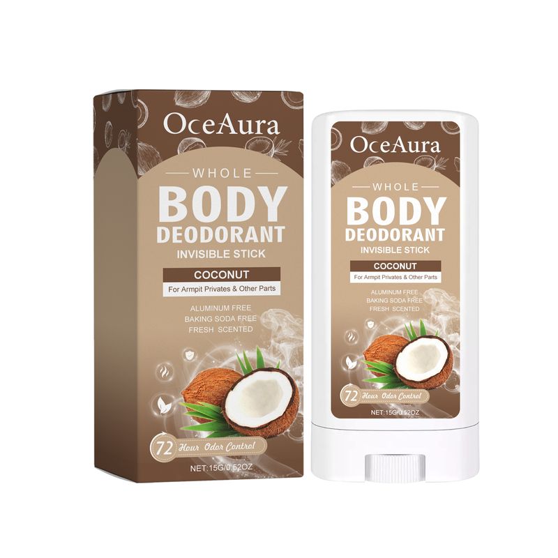 OceAura Whole Body Deodorant, Clean Armpit Sweat Odor Mild Refreshing Deodorant Stick_voghion.com