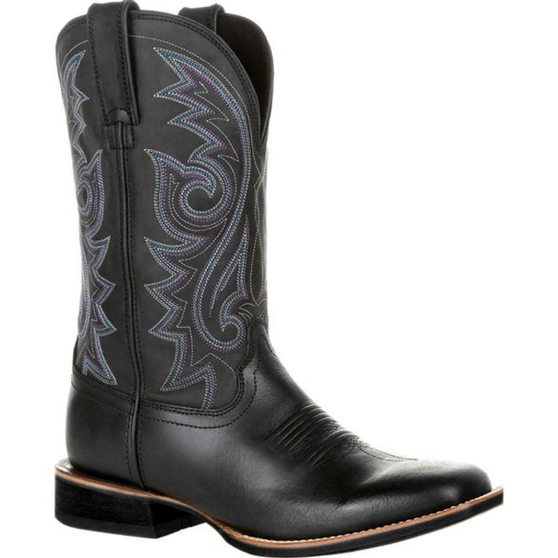 Gesloten snowboots voor heren Comfortabel casual schoeisel Nieuwe lange schoenen Leren rijlaarzen_voghion.com