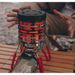 Outdoor mini camping equipment stainless steel baking stove infrared heating cover hand warmer_voghion.com