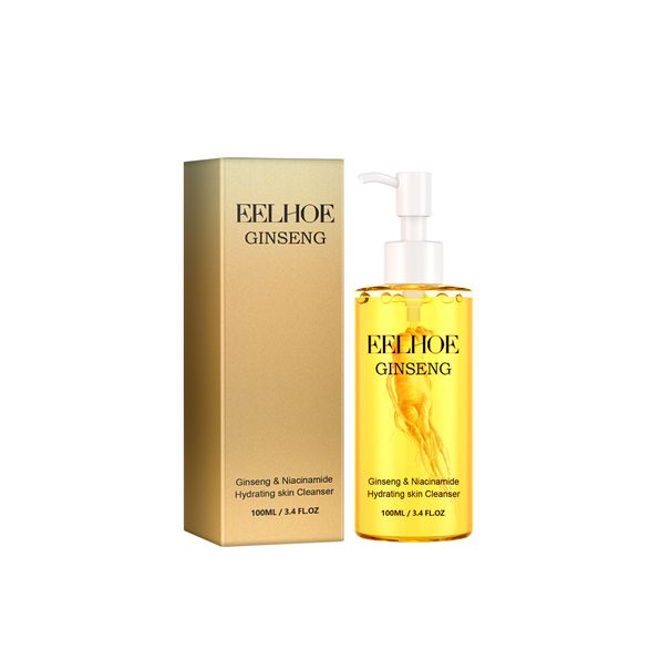 El limpiador facial de ginseng EELHOE limpia suavemente el rostro, elimina las impurezas, la espuma es delicada, rica, hidratante y fácil de usar._voghion.com
