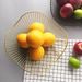 Fruit bowl washing hollow drain iron living room coffee table net red fruit plate snack storage basket_voghion.com