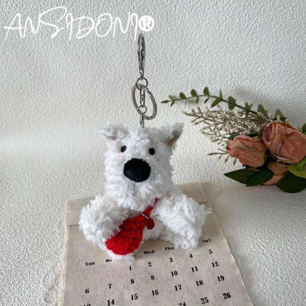 Anhänger High-End-Gefühl Mädchen Tasche Puppe Zubehör Auto Keychain Plüsch Neue Jahr Geschenk_voghion.com