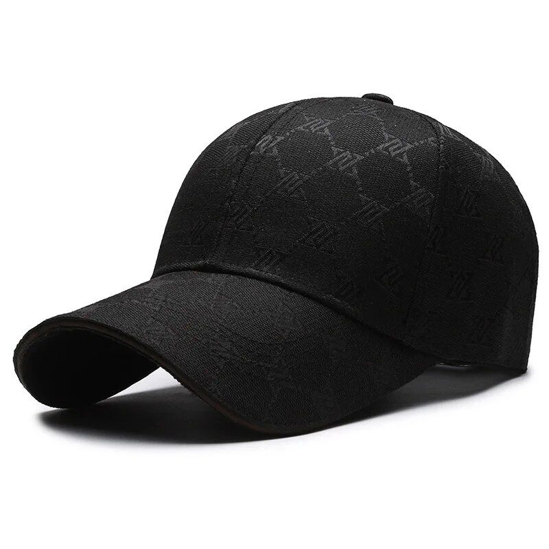 Four Seasons New Sunscreen Three-Line Sewn Baseball Cap Men's And Women's Casual Cap Net Red Distressed 1841 Hat_voghion.com