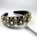 Baroque Rhinestone Headband, Geometric Wide Edge Full-Diamond Colorful Crystal, Fashion Shiny Dance Party Runway Hair Accessory_voghion.com