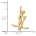 14K 3D Moveable Snow Skier Charm_voghion.com