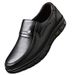 2025 Top Layer Cowhide Car Men's Casual Sole Soft Genuine Leather Slip-On Lazy Shoes Comfortable_voghion.com