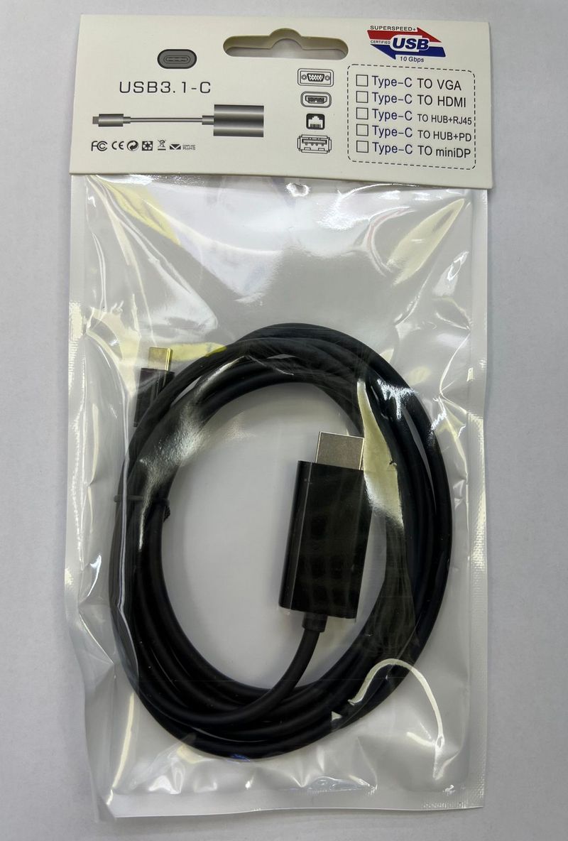 Type-c To Hdmi Cable Android Phone Screen With Screen Cable TV Monitor 4K HD Video Cable_voghion.com