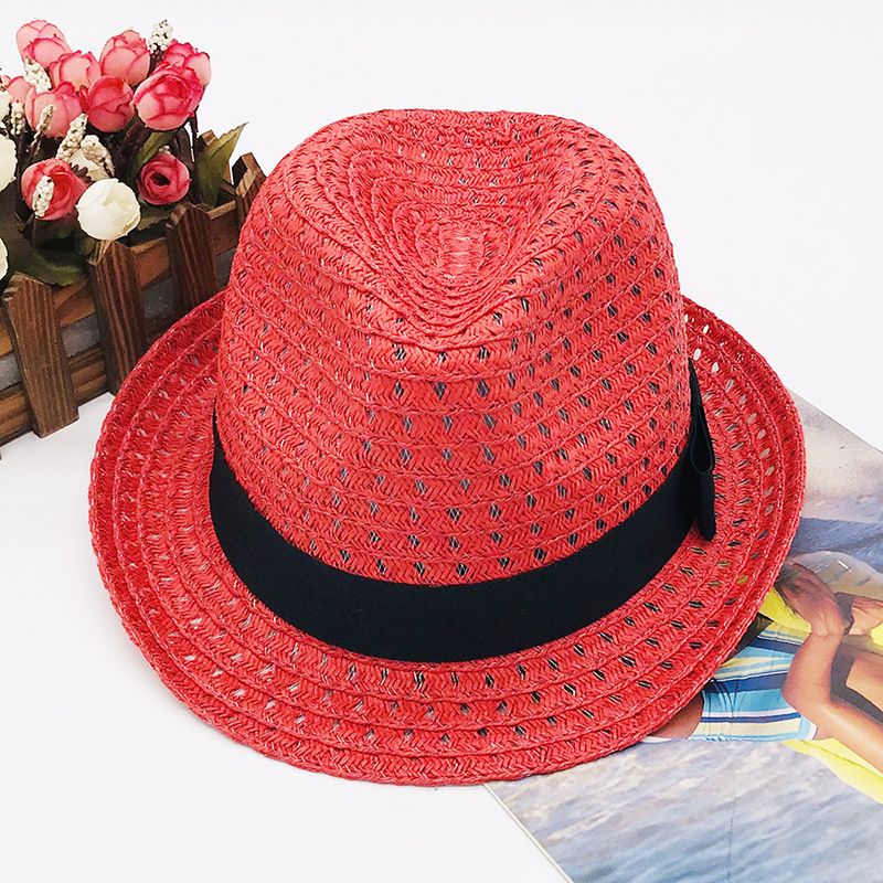 Husband carriage horse red hat beach women's spring and summer hat summer British seaside Korean version bohemian versatile_voghion.com