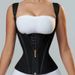 Damen-Dessous, Latex-Taillengürtel, 15 Knochenkorrektur, Weste, Bauch-Taillengürtel, Reißverschluss, Knopf, Körperformung, Top-Spot_voghion.com