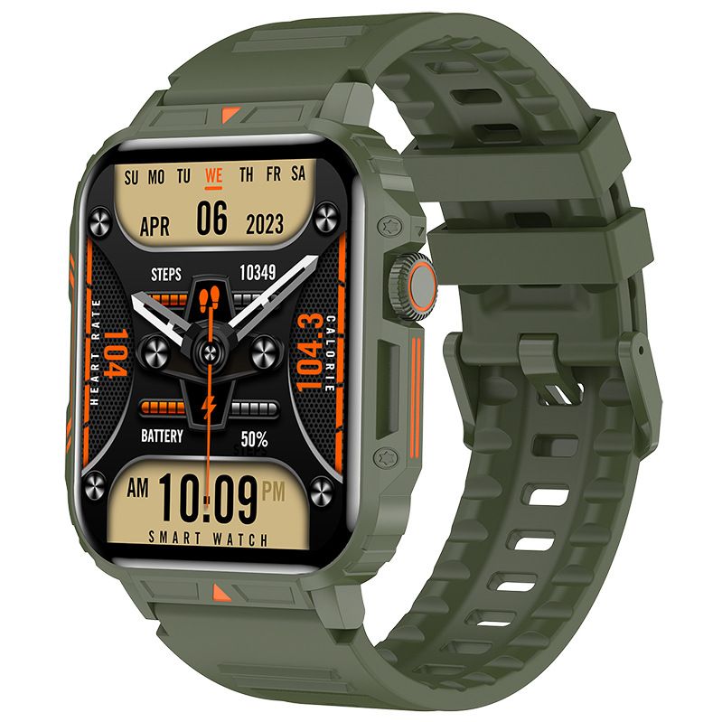 L81 Bluetooth Call Heart Rate Blood Pressure Monitoring Function Pedometer Music Player Men's Smart Watch_voghion.com