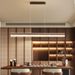 Yifei Vintage Style Walnut Wood Grain Restaurant Minimalist Luxury Linear Bar Pendant Simple Versatile Light_voghion.com