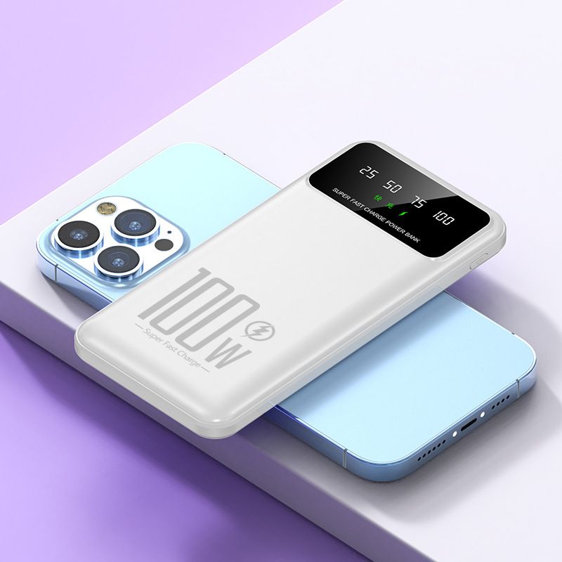 100W Fast Charging 30000mAh Portable Charger With Large Capacity Power Bank For IPhone 16 X Xiaomi Samsung External_voghion.com