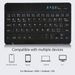 Teclado inalámbrico ultrafino portátil Farfi compatible con Bluetooth para iPad, teléfono y tableta_voghion.com