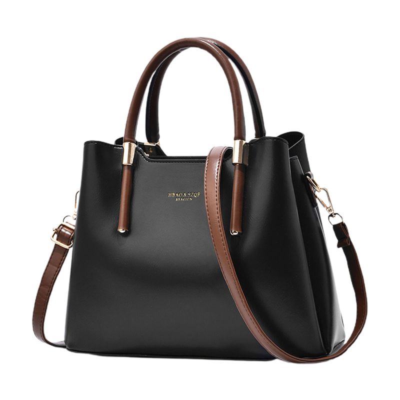 Lihanbao Damentasche, Einfachheit, mehrschichtiger tragbarer Griff, exquisite Kleidung, passendes Leder, große Hobo-Einkaufstasche für Damen, für den täglichen Gebrauch, Dunkelblau_voghion.com