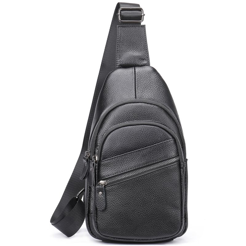 Casual chest bag, crossbody bag, large capacity, fashionable crossbody bag, high-end for men_voghion.com