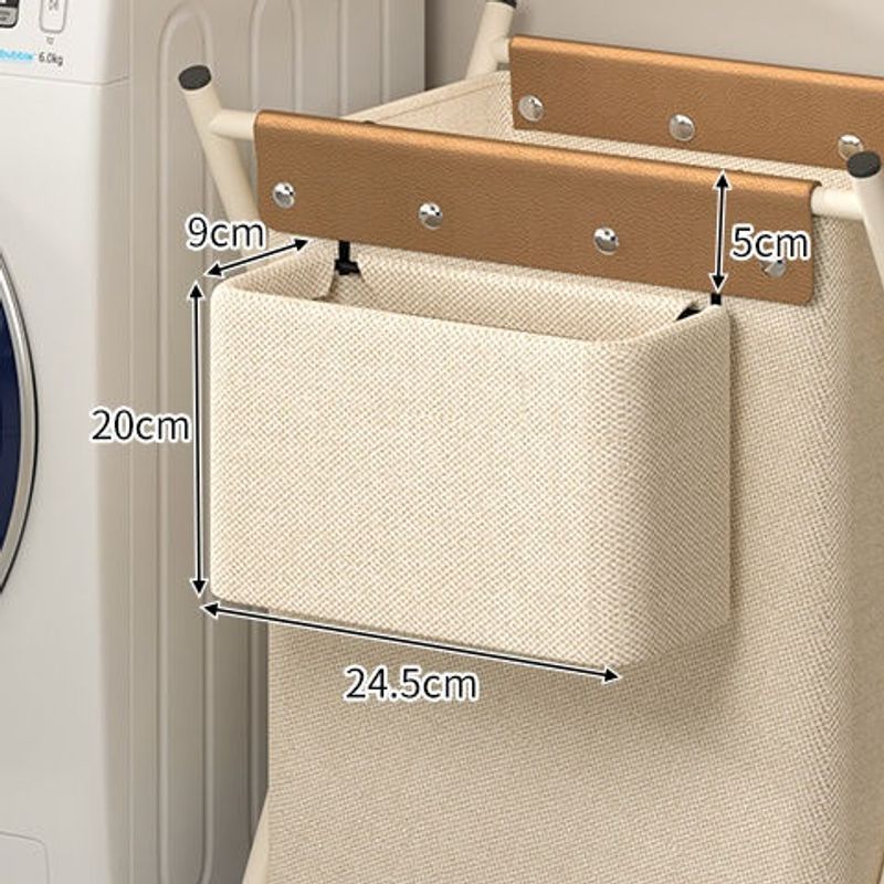 for Home, High-Value Light Luxury Foldable Dirty Clothes Storage Basket, Bathroom Laundry Hamper_voghion.com