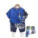 Ciondolo con orsetto per abbigliamento estivo per ragazzi Set casual coreano in due pezzi, 4 pantaloncini da 0 a 5 anni, set estivo per bambini_voghion.com
