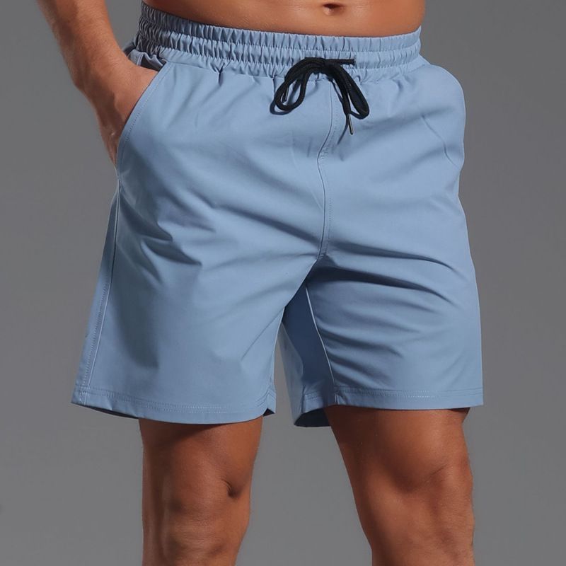 Men’s Clothing New Men's Beach Pants With Inner Lining And Inner Mesh Shorts Hot Spring Shorts Waterproof Loose Shorts_voghion.com