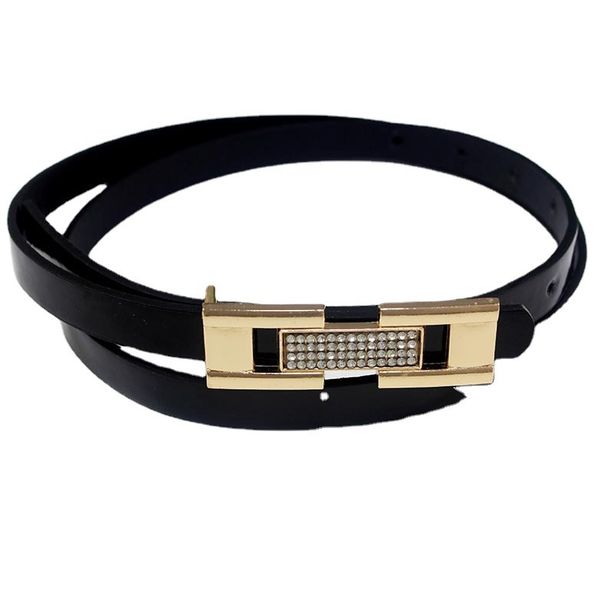 Minimalistlik ja moodne teemantisulamist pandlaga, lakknahast väike vöökaunistusega naiste vöö, peen disain_voghion.com