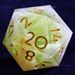 9 Polyhedral Set DD Dice Golden Pastoral For Dungeons Dragons RPG_voghion.com