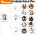 Stand Mixer Accessories 3-piece Set, Stainless Steel Whisk, Dough Hook And 5-Quart Whisk, Replaceable Food Mixer Accessories For Baking And Everyday Use_voghion.com