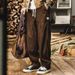 Premium Products American Skin Friendly Wood Cotton Velvet Casual Loose Fit Corduroy For Men, Spring And Autumn Straight Leg Pants_voghion.com