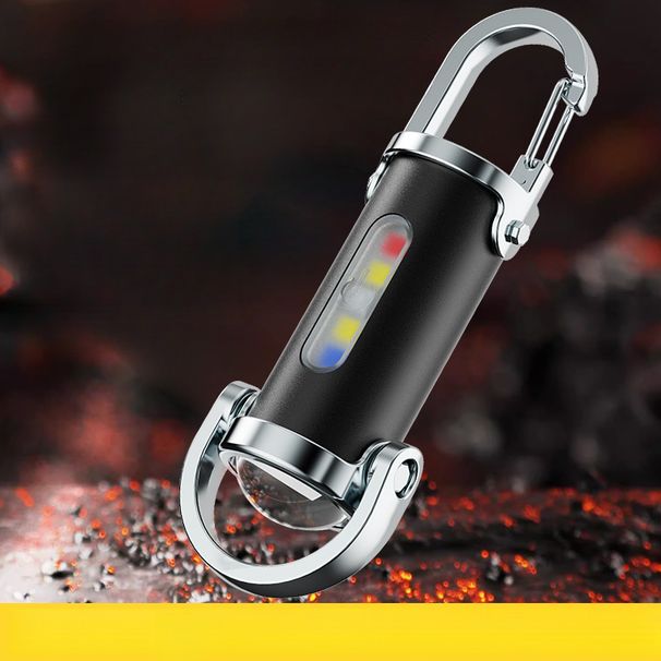 Cross-Border Keychain Flashlight Mini Camp With Hook Camping Light Lighting Lamp ABS_voghion.com