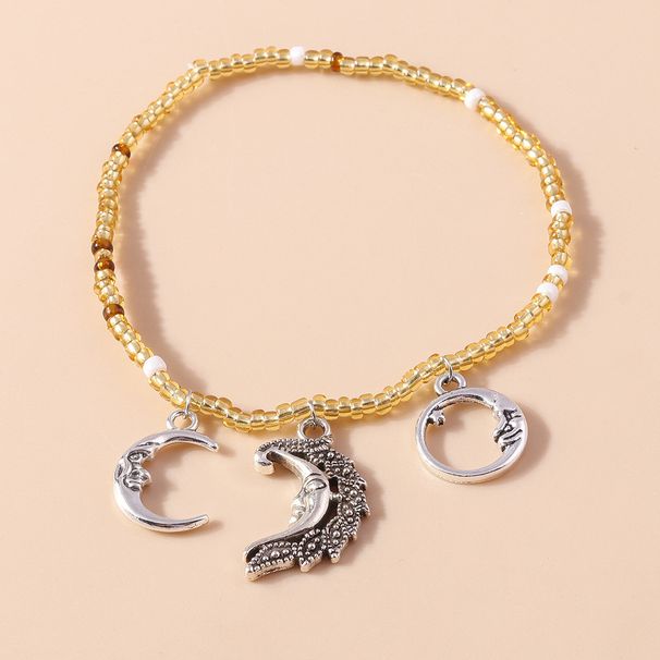 Neue Fußkettchen Schmuck Persönlichkeit Mond Gott Hohl Anhänger Mode Fuß Zubehör_voghion.com