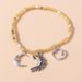 Neue Fußkettchen Schmuck Persönlichkeit Mond Gott Hohl Anhänger Mode Fuß Zubehör_voghion.com