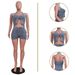 Women's Clothing New Casual Vest Shorts Suit_voghion.com