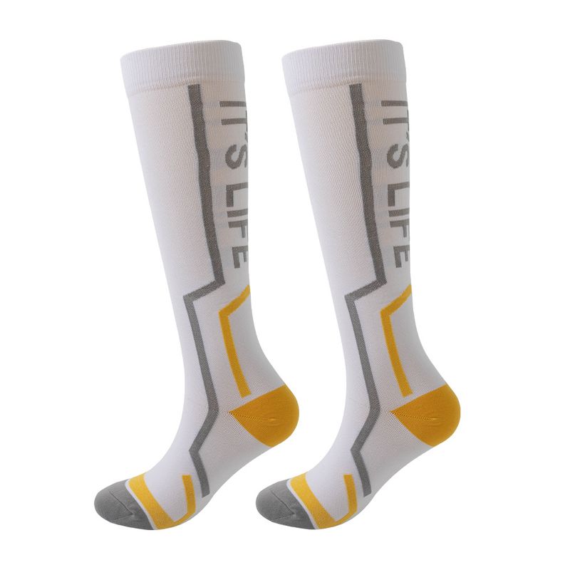 Chaussettes de sport à pression pour femmes, chaussettes de protection professionnelles pour mollets longs, corde à sauter, chaussettes de compression élastiques_voghion.com