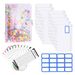 Refillable Notebooks A6 Loose Leaf Folder Zipper Bag PVC Transparent Creative Loose Leaf Cash Budget Handbook_voghion.com