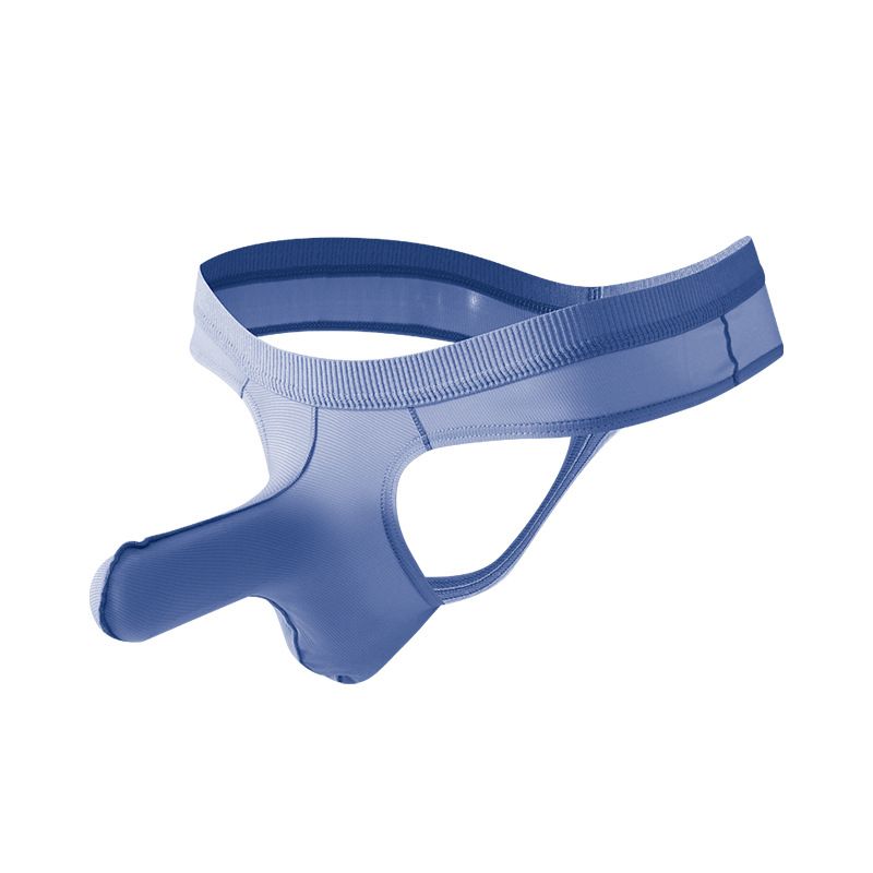 Net wäert niddereg Taille Single Thong Underwear Männer Summer Sexy Quick Dry breathable T Hosen Äis Seid Bullet Trennung Perséinlechkeet Thong_voghion.com