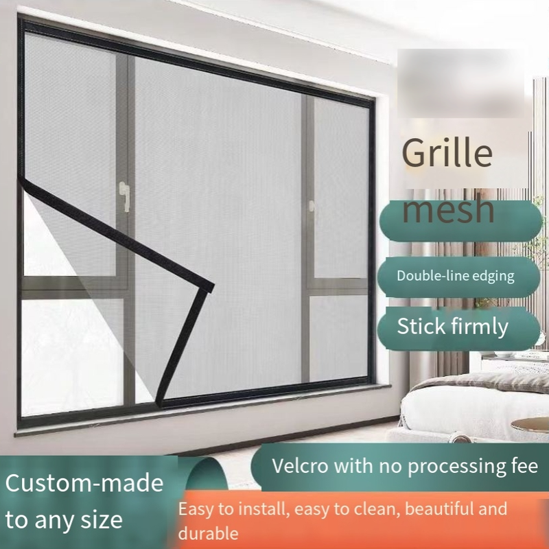 Anti Mosquito Screen Window Screen Net Anti Insect Sand Window Self Installed Screen Net Thickened Anti Mosquito Screen Net Polyester Screen Window_voghion.com