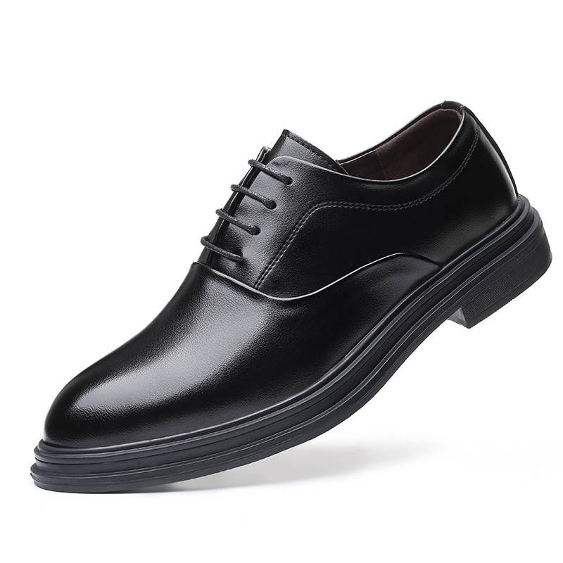Sapatos sociais masculinos, sapatos sociais de negócios, mocassins clássicos, sapatos derby formais para homens_voghion.com