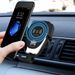 15W QI Wireless Car Charger Mount, Universal Air Vent Phone Holder With Strong Suction Cup For IPhone 4.7-6.8" Phones, Fast Charging Auto-Alignment_voghion.com