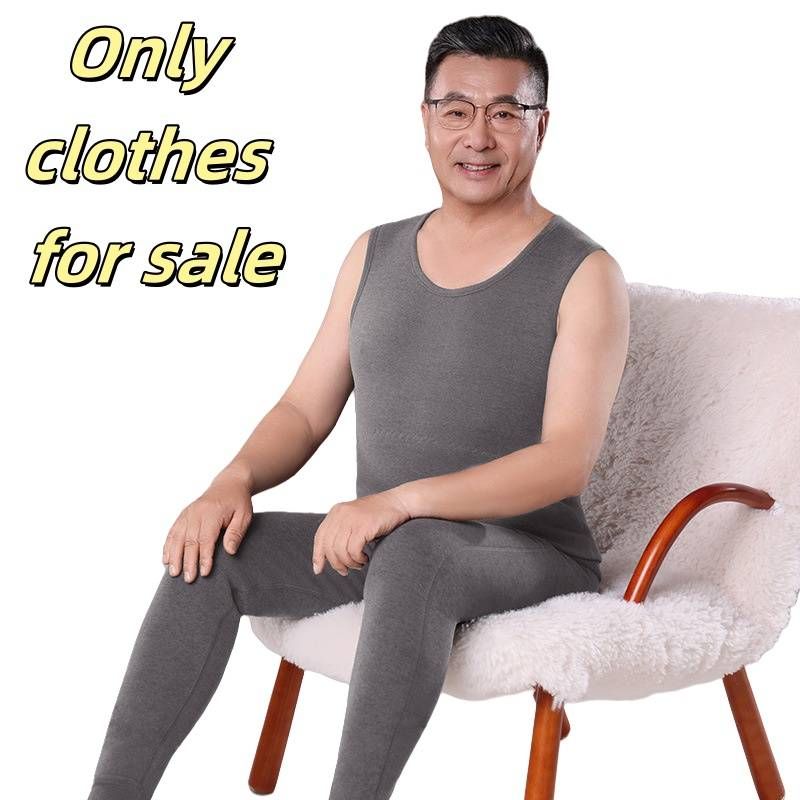 For Men, Wear A Warm Vest As An Inner Layer. In Winter, Thicken And Fleece Wool Base Layer Shirts And Stomach-protecting Waistcoats_voghion.com
