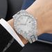 Elegant Quartz Watch - Round Alloy Case, Hip-hop Design, Suitable For Casual Or Formal Wear, Watch For Men And Women_voghion.com