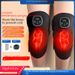 Massaggiatore elettrico riscaldante per ginocchia con temperatura regolabile per alleviare il dolore articolare e terapia del calore - Nero/Grigio (pezzo singolo)_voghion.com
