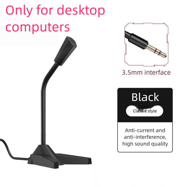 Desktop Computer Microphone For Streamers, Home Use, Laptop Microphone, Voice Conference, Gaming Live Streaming,_voghion.com